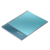 Chique Modern Business Blauw Notitieboek (Linkerzijde)