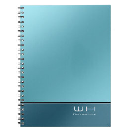 Chique Modern Business Blauw Notitieboek