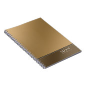 Chique Modern Business Bruin Notitieboek (Rechterzijde)