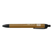 Chique Modern Business Bruin Zwarte Inkt Pen (Bodem)