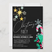 Chique Modern Elegant Script Kerstfeest Kaart (Voorkant)