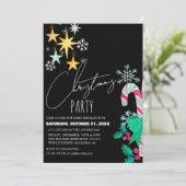 Chique Modern Elegant Script Kerstfeest Kaart (Staand voorkant)
