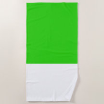 Chique Modern Helder Lime Groen Wit Kleurblok