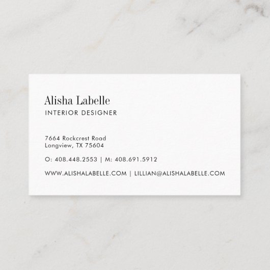 Chique & modern pluche roze plaid visitekaartje (Achterkant)