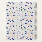 Chique Modern Terrazzo 2024 Wekelijks Maandelijks Planner (Achterkant)