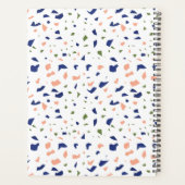 Chique Modern Terrazzo 2024 Wekelijks Maandelijks Planner (Achterkant)