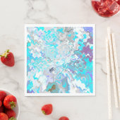 Chique moderne aquablauwe luncheonservetten van pa servet (Insitu)