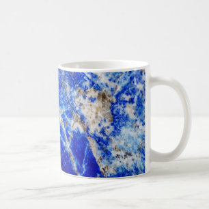 Chique moderne blauwe marmeren steen koffiemok