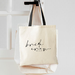 Chique Moderne Bruidsmeisjes Tote Bag