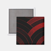 chique moderne elegante chevron magneet (Voorkant / Achterkant)