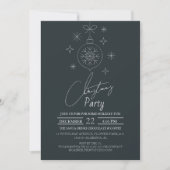 Chique Moderne Elegante Script Kerstfeest Kaart (Voorkant)