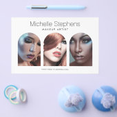 Chique moderne foto trio make-up artiest flyer (Enkel)