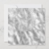 Chique Moderne Glitter Ballonnen Turquoise Baby Sh Kaart (Achterkant)