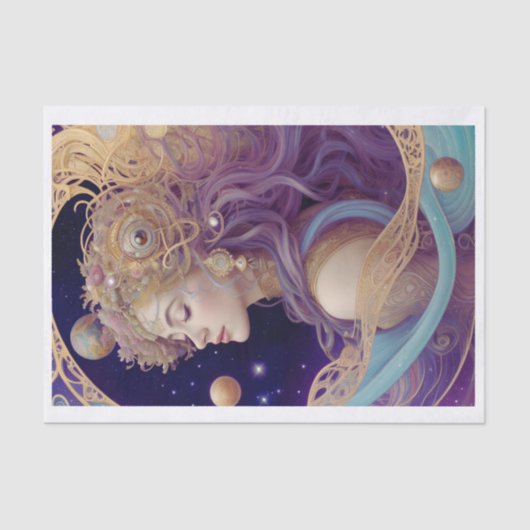 Chique moderne kunst decoupage tissuepapier (Voorkant)