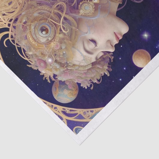 Chique moderne kunst decoupage tissuepapier (Detail)