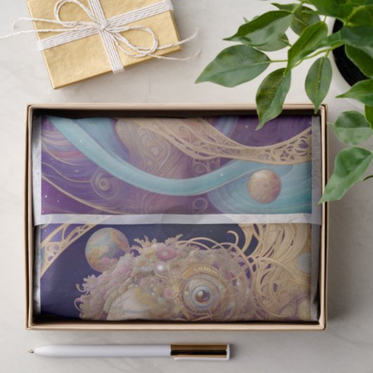 Chique moderne kunst decoupage tissuepapier (Geschenk)