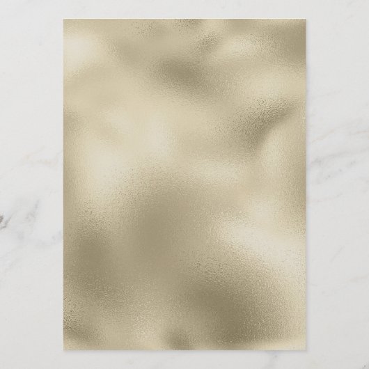 Chique moderne marine blauw goud luxe bruiloft Men Menu (Achterkant)