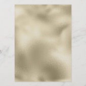 Chique moderne marineblauwe gouden luxe Trouwmenu Menu (Achterkant)