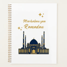 Chique moderne minimale Ramadan-groet Planner