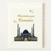 Chique moderne minimale Ramadan-groet Planner (Achterkant)