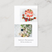 Chique moderne minimalistische typografie fotograf visitekaartje (Voorkant)