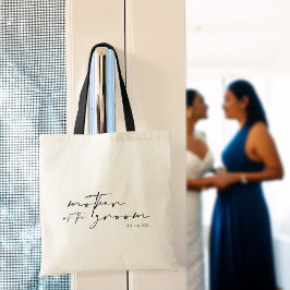 Chique Moderne Moeder van de Bruid Tote Bag