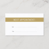 Chique moderne professionele afspraakkaart visitekaartje (Voorkant)