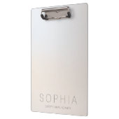 Chique moderne schoonheid minimalistisch lichtgeve klembord (Links)