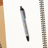 Chique Moderne Stijlvolle Turquoise Geometrische P Zwarte Inkt Pen