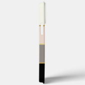 Chique moderne strepenpatroon met naam Case-Mate iPhone case (Achterkant / Rechts)