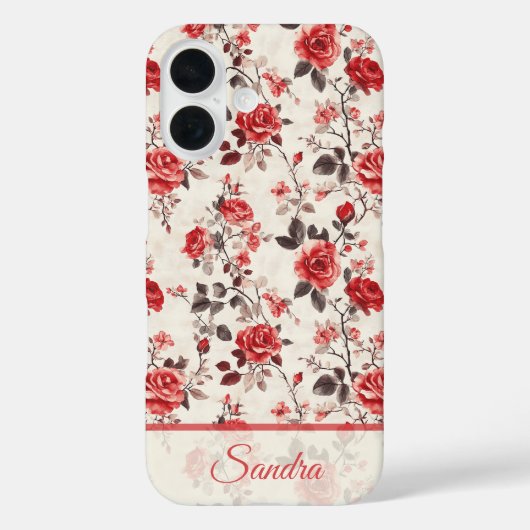 Chique Moeder Cadeaus Roos Naam Case-Mate iPhone Case (Achterkant)