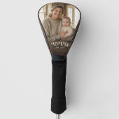 Chique Moeder Eerste Jaar Moeder Foto Golfheadcover (Voorkant)