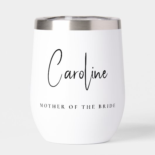 Chique moeder van de bruid bruidegom bruiloft (Achterkant)