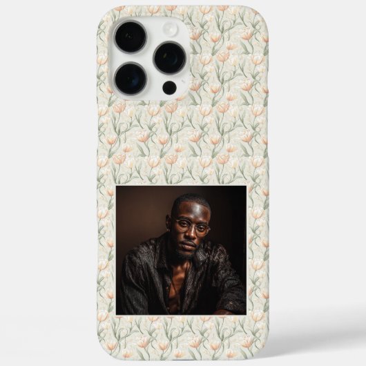 Chique Moederdag Cadeau Tulp Bloem Foto Case-Mate iPhone Case (Achterkant)