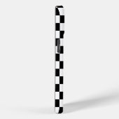 Chique monochrome elegantie met roze accent Case-Mate iPhone case (Achterkant / Rechts)