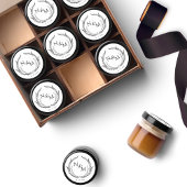 Chique Monogram Bruiloft Envelop Seal / Favor stic Ronde Sticker