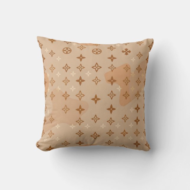Chique Monogram Elegant Dagelijks Kussen (Voorkant)
