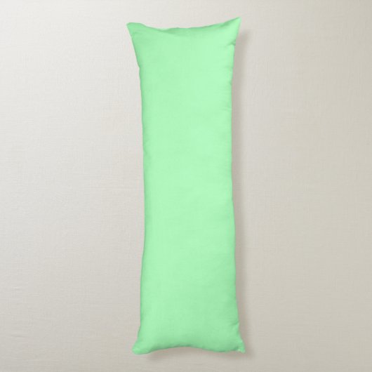 Chique Monogram Mint Groen Lichaamskussen (Achterkant (Verticaal))