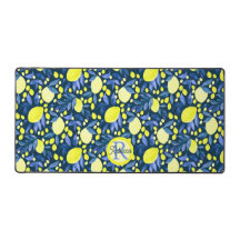 Chique Monogram Naam Landelijke Citrus Sinaasappel