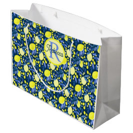 Chique Monogram Naam Landelijke Citrus Sinaasappel Groot Cadeauzakje