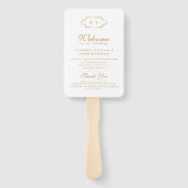 CHIQUE MONOGRAM & ROMANTISCHE KALLIGRAFIE BRUILOFT HANDWAAIER (Voorkant)