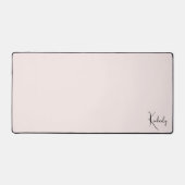 Chique Monogram Roze Bureaumat (Voorkant)