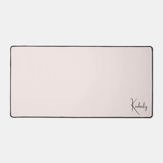 Chique Monogram Roze Bureaumat (Voorkant)