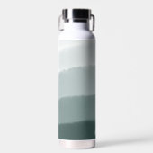 Chique monogram Waterverf gekalkte spar ombre Waterfles (Voorkant)