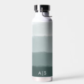 Chique Monogram Waterverf Limed Spruce Ombre Waterfles (Links)