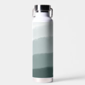 Chique Monogram Waterverf Limed Spruce Ombre Waterfles (Voorkant)