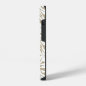 Chique Monogram Zebra iPhone Hoesje (Linkerkant)