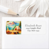 Chique Mountain Camping Etiket (Insitu)