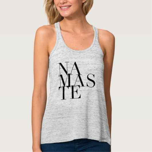 Chique Namaste Yoga Spiertank Tanktop (Voorkant)