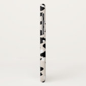 Chique natuurlijke en zwarte dierenprint met Stipp Case-Mate iPhone Case (Achterkant/links)